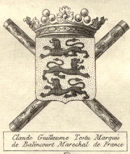 arms of a marchal de France
